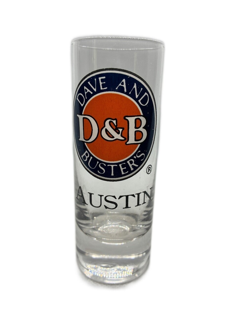 Dave and Buster's Austin Texas Souvenir Shot Glass Memorabilia D&B